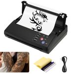 Sunowl Tattoo Stencil Printer Machine, Tattoo Printer with 10 Tattoo Transfer Paper, Professional Inkless Portable Tattoo Transfer Machine, Tattoo Stencil Machine for DIY Transfer Tattoo