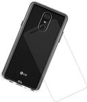 Case-Mate - Protection Pack - LG Stylo 5 Tough Case + Glass Screen Protector - Bundle - Clear