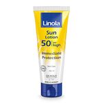 Linola Sun Lotion 100 ml | High SPF 50 | UVA & UVB Filter | Sun Protection for Babies, Toddlers and Adults with Sensitive or Dry Skin | Medical Skin Care | Developed by Experts