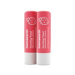 Mamaearth Nourishing Tinted 100% Natural Lip Balm with Vitamin E and Strawberry 4 g - (Pack of 2)