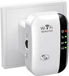 WiFi Extender, WiFi Signal Booster Up to 5000sq.ft and 50 Devices, WiFi Range Extender, Wireless Internet Repeater, Long Range Amplifier with Ethernet Port, 1-Tap Setup, Access Point, Alexa Compatible