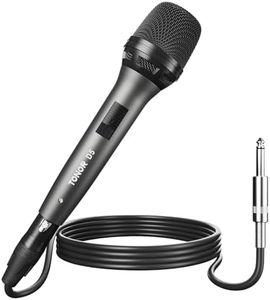 TONOR Professional Vocal Microphone for Singing, Dynamic Handheld Wired Karaoke Mic, Cardioid Studio Microfono with 4.5M XLR to 1/4" Cable, for Speakers/Mixer Machine/Amp/Speech/Karaoke and Outdoors