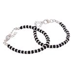 Osasbazaar Sterling Silver Nazariya Kadli Bracelet for Baby - 90%-92.5% Pure BIS Hallmarked