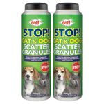2 x Doff Cat & Dog Scatter Granules 700g – Outdoor Pet Repellent for Cats & Dogs, Helps Prevent Fouling, Digging & Scratching, Garden Deterrent for Lawn, Patio, Paths & Plants, Pest Repellent