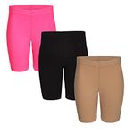 2K Kids Girl's Cycling Shorts (2KGCS_C1_910Y_Multicolour_9 Years-10 Years)