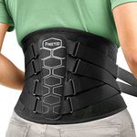 FREETOO Back Support Belt for Lower Back Pain Relief, Medical Grade Back Brace with Lumbar Pad for Women & Men, Anti-skid Lumbar Support for Herniated Disc, Sciatica M Size(waist:33.4''-40.5'')