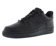 NIKE Men's Air Force 1 '07 Basketball Shoe, Black Triple Black, 7 UK