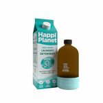 Happi Planet | Organic Laundry Liquid Detergent Started Kit (1L + Glass Bottle) | Floral Mist Fragrance | Front Load & Top Load | Natural, Plant Based, Eco-Friendly, Herbal, Non-Toxic | Removes Stains