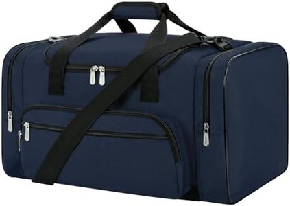 YoKelly Sports Duffel Bag 26 Inch Travel Gym Duffle - Navy Blue