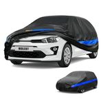 Molebt Hatchback Car Cover Waterproof All Weather, Universal Fit Toyota Yaris, Honda Fit, Kia Rio, Mini Cooper Coupe/Convertible, Mitsubishi Mirage, Chevrolet Bolt/Sonic etc.