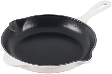 Le Creuset Classic Cast Iron Handle Skillet, 9", White