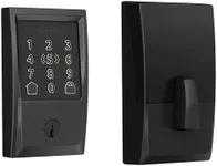 SCHLAGE BE499WB CEN 622 Encode Plus Smart Wifi Deadbolt Lock, Matte Black