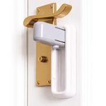BeeGo® Door Lever Lock (2 Pack) – Child Safety Door Handle Lock Without Drilling, Strong Adhesive, Easy Install, No Tools