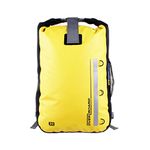 OverBoard Classic Waterproof Backpack | 30 Litre Floating Pack | 100% Waterproof Dry Bag with Top Fold Seal System (Yellow)