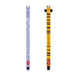 Legami Erasable Gel Pens - Set of 2 - Bee & Hippo