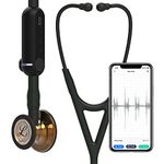 3M Littmann CORE Digital Stethoscope, High Polish Copper Chestpiece, Black Tube, Stem and Headset, 69 cm, 8863