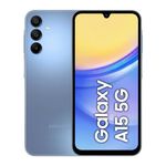 Samsung Galaxy A15 5G Factory Unlocked Android Smartphone, Fast Charging, 128GB, Blue, 3 Year Manufacturer Extended Warranty (UK Version)