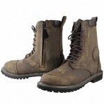 VPR Viper R30 Leather Motorcycle Touring Boots - Motorbike Riding Rugged Boot for Men CE Approved Waterproof (Brown, UK Footwear Size System, Adult, Men, Numeric, Medium, 9.5)