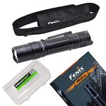 EdisonBright Fenix Bundle PD32 V2 1200 Lumen LED Tactical Flashlight, Holster BBX3 Battery Carrying case