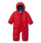 Columbia Unisex Kids Snuggly Bunny Bunting, Snowsuit Romper, Mountain Red, Size 12/18