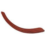 Yibuy 19.5x1.4cm Red Figured Solid Mahogany Guitar Arm Rest Part for 39-41 Inch Acoustic Guitar