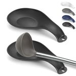 ReaNea Plastics Spoon Rest 2 Piece, Spoon Holder for Stove Top, Kitchen Utensils Holder for Ladles, Tongs, Spatula, Stove Spoon Holder, Dishwasher Safe