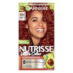 Garnier Nutrisse Ultra Color, Permanent Hair Dye, Vibrant Long-Lasting Colour, Vegan Formula, Nourished Hair, Protects Hair Against Dryness, 564 Terracotta Chili, 1 Application, Packaging May Vary