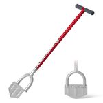 Garden Weasel Edger-Chopper - Long Handle | Garden Beds, Patios, Trenches, Sidewalks, Driveways, and More | Lawn and Landscaping Tool, T Grip, Sod Cutter | 91714