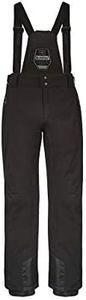 Killtec Enosh, Pantaloni Funzionali con Spalline Rimovibili, Protezione Bordi e paraneve Mens, Nero, 3XL