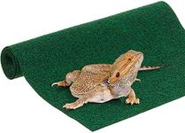 SunGrow, Reptile Mat, Terrarium Floor Liner, 30BR/40BR/50/65 Gallon, Substrate Carpet, Soft Bedding for Reptiles - Gecko, Lizard, Snake, Tortoise, Reptile Cage Tank Supplies & Accessories, Green, 1Pc