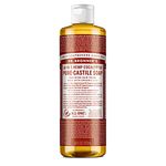 Dr Bronner's 18-in-1 Eucalyptus Pure Castile Liquid Soap, Made with Organic Oils, Used for Face, Body, Hair, Laundry, Pets and Dishes, Certified Fair Trade & Vegan Friendly, 473ml Recycled Bottle