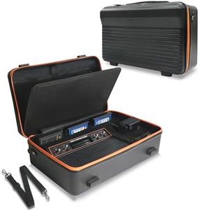 Intecgaming Carrying Case for Atari 2600 plus, Large Capacity Storage Case Suitable for Atari 2600+ console, Joystick Controller, Cartridges and Accessories.