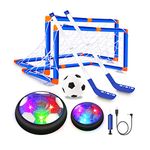 HOYIBO Hover Hockey Soccer Ball - 3 in 1 Rechargeable Hover Ball Toy, Hover Soccer Ball Boys Gift for 3-12 Years Old Blue