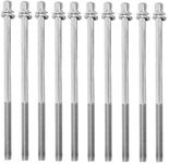 Bass Drum Tension Rods (10 Pack, 4 1/3 inch) 7/32" Diameter