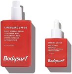 Bodysurf Organic Facial Oil and Sunscreen Bundle - Ultra Lightweight, Skin Nourishing and Hydrating, Anti-Aging Ingredients, Non-Comedogenic for Dry and Sensitive Skin