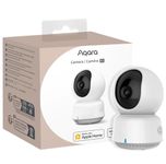 Aqara Camera E1 360° Wi-Fi Smart Camera| Apple Homekit, Google Home, Alexa Enabled| 2-Way Audio| Night Vision| Motion Detection| Sound And Light Alarm - 1080P