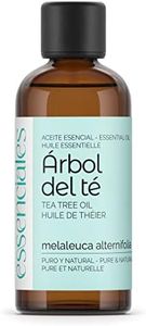 Essenciales - Aceite Esencial de Árbol de Té, 100% Puro, 100ml | Aceite Esencial Melaleuca Alternifolia - Tonificante, Antiséptico y Antifúngico