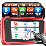 LAUNCH CRP129E V2.0 OBD2 Scanner, 4 System ENGINE/ABS/SRS/AT Car Diagnostic Tool, 12 Reset Service, TPMS/Oil/EPB/SAS/DPF/BMS/Throttle Reset, Injector Coding,Lifetime Update,Auto Vin OBD2 Code Reader