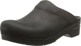 Dansko Men's Karl Oiled Leather Clog Black 44 M EU / 10.5-11 D(M) US