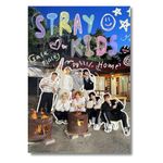 Stray Kids Poster | K-Pop Posters for Wall | South Korean Boy Band Group | 400 GSM | Gloss Laminations | A3 and A4 Sizes | 5 Bookmarks Free (Multicolour) (Medium A4, Stray Kids 1)