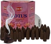 Lotus Backflow Incense Cones For Waterfall And Mat Bundle Inciensos Aromaticos|Incienso|Inciense|Insienso