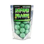 Gift Republic Zombie Brains Bath Bombs 10-Pack Apple & Lime Scented Green Mini Bath Fizzies for Kids