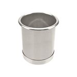 Docking Drawer 5" Stainless Steel Canister for Hot Tools, Capped Design, Safely Stow Styling Tools