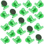 20 Pack Magnetic Clips Fridge Magnet Clips, Whiteboard Clip Magnets Refrigerator Magnetic Clips, Magnet Clips for Fridge (Light Green, 20 Pack)