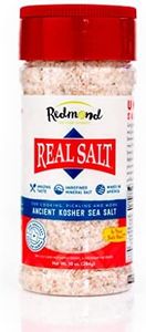 Redmond Real Sea Salt - Natural Unrefined Gluten Free Kosher, 10 Ounce Shaker
