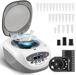 Mxmoonant Mini Centrifuge Machine, 12000RPM Lab Benchtop PCR Centrifuges High Speed Electric Desktop Centrifuge for 0.2/0.5/1.5/2/5ml with Tubes