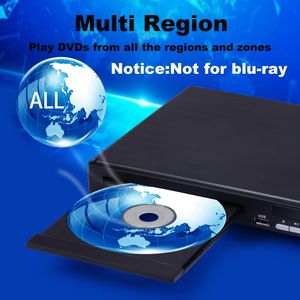 Compact 1080P HD DVD Player – All Region, USB, HDMI, Remote, CD Compatible