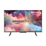 Amazon Fire TV 50-inch Omni QLED series 4K UHD smart TV, Dolby Vision IQ, local dimming, hands free with Alexa