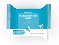 Amazon Basics Hydrating Makeup Remover Wipes, 25 wipes