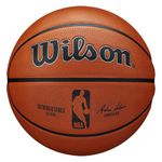 Wilson Basketball, NBA Authentic Series Model, Outdoor, Tackskin Rubber, Size: 7, Brown